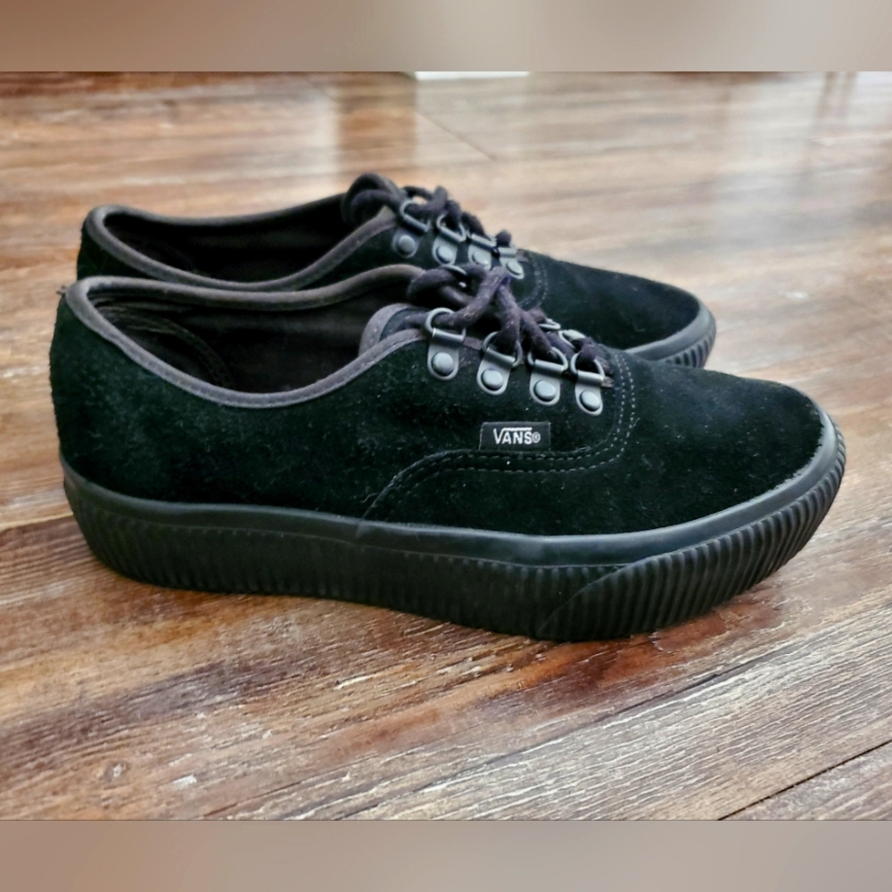 Vans Suede Authentic Platform Shoes